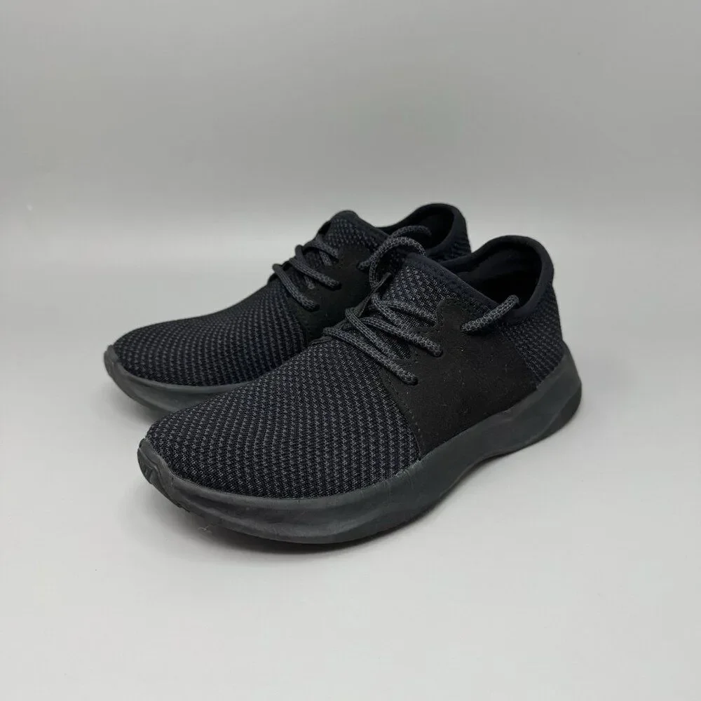 Vessi Everyday Classic Waterproof Women's Size 5 Travel Sneakers Black Shoes